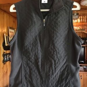 Columbia black fleece vest